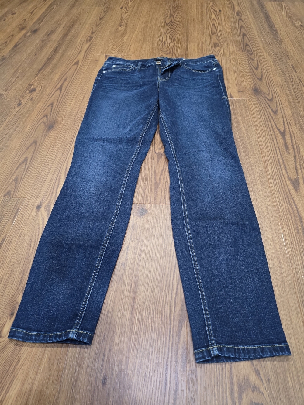 Level 99 Women's Dark Blue Straight Leg Jeans